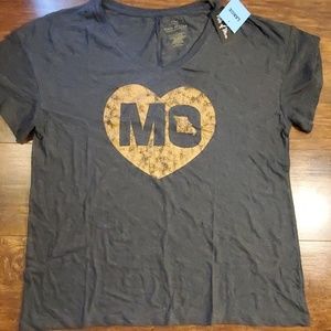 Womans Missouri state of mine shirt